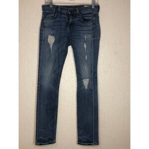 Rag & Bone Dre Low Rise Skinny Leg Jeans US 25 Light Wash 5 pocket
